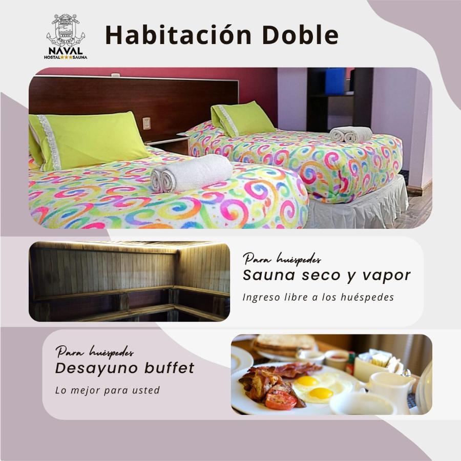 Hostal Naval Hotel La Paz Exterior foto